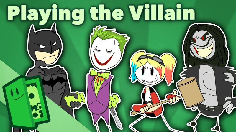 Cover of Playing the Villain - Being Good at Being Bad - Extra Credits