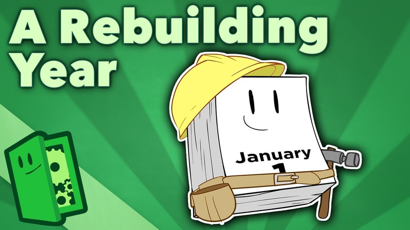 Cover of A Rebuilding Year - Navigating the Ups and Downs of Creative Careers - Extra Credits