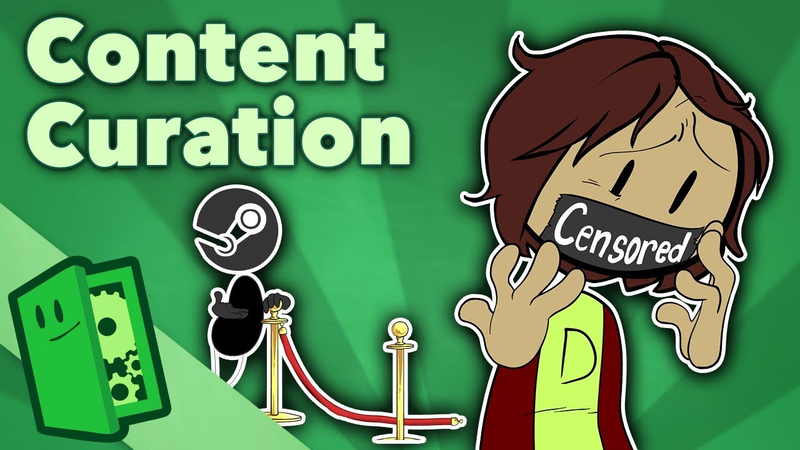 Cover of Content Curation - Why Digital Game Stores Are So Selective - Extra Credits