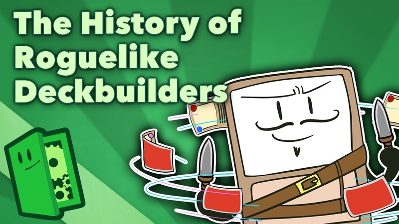 Cover of The History of Roguelike Deckbuilders - From Playing Cards to CCGs and Beyond - Extra Credits