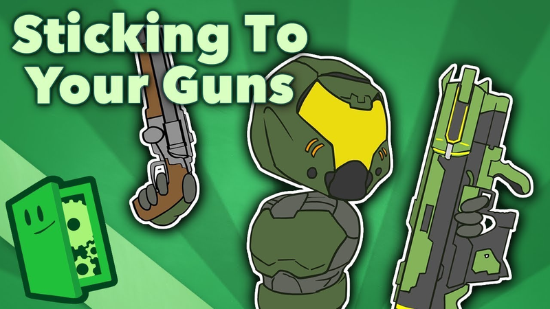 Cover of Sticking to Your Guns - How the Doom and Dragon Quest Franchises Modernized - Extra Credits