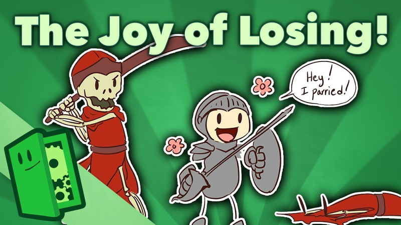 Cover of The Joy of Losing - Learning to Have Fun Playing Games - Extra Credits