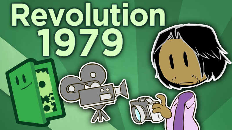 Cover of Revolution 1979 - How to Make a Documentary Game - Extra Credits