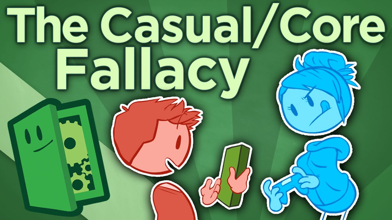 Cover of The Casual/Core Fallacy - Designing for Depth - Extra Credits