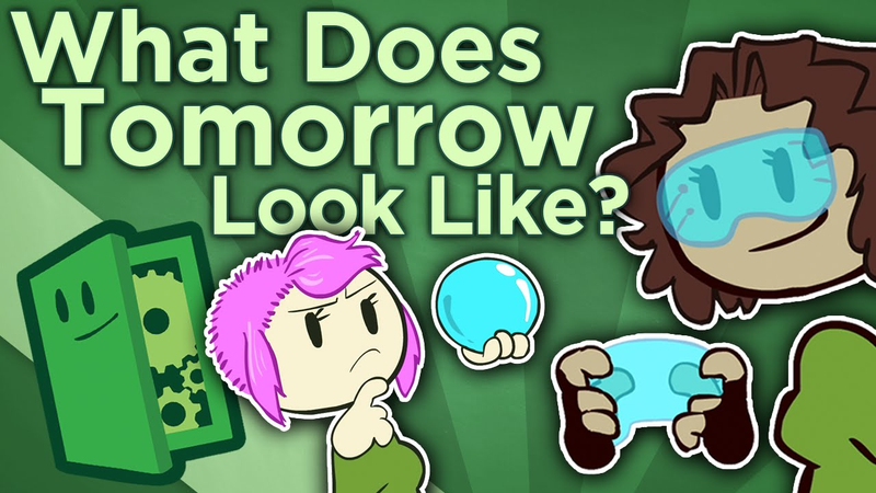 Cover of What Does Tomorrow Look Like? - How We Envision the Future - Extra Credits