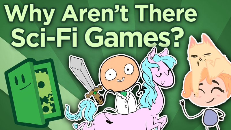 Cover of Why Aren't There Science Fiction Games? - The Philosophy of Fantasy vs. Sci-Fi - Extra Credits