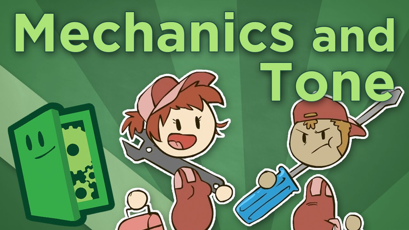 Cover of Mechanics and Tone - How Does Gameplay Relate to Story? - Extra Credits