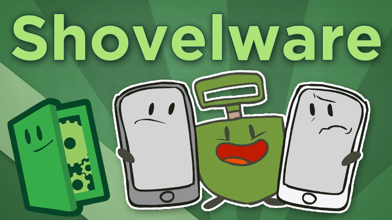 Cover of Shovelware - The Causes and Consequences of Bad Licensed Games - Extra Credits