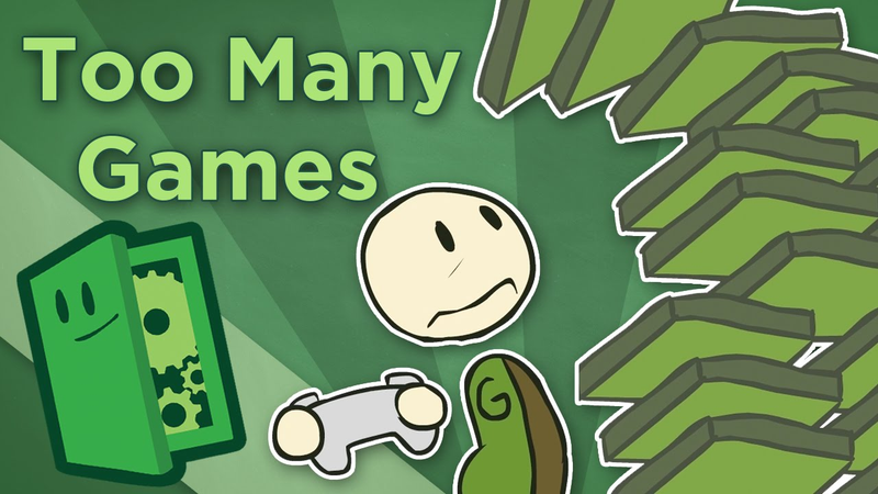 Cover of Too Many Games - Why Can't You Find the Games You Want? - Extra Credits