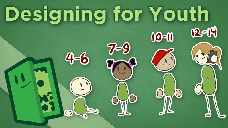Cover of Designing for Youth - Making Games for Players Under 14 - Extra Credits