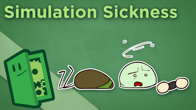 Cover of Simulation Sickness - Causes and Cures for Game Headaches - Extra Credits