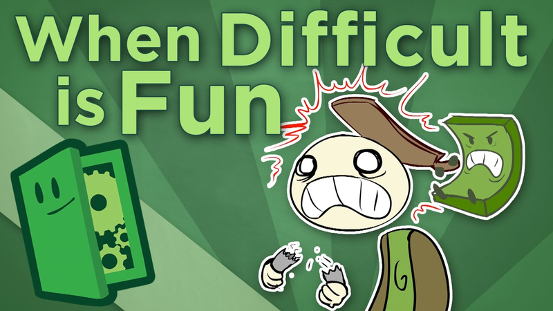 Cover of When Difficult Is Fun - Challenging vs. Punishing Games - Extra Credits