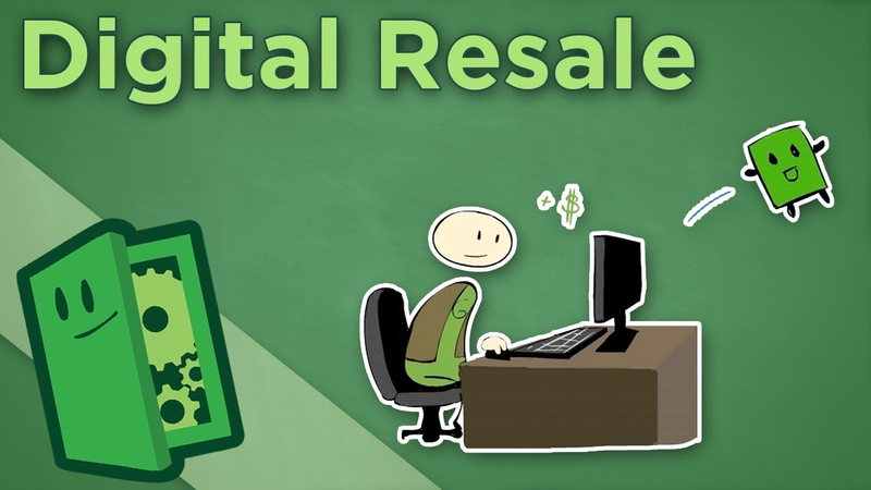 Cover of Digital Resale - Can You Borrow a Friend's Steam Games? - Extra Credits