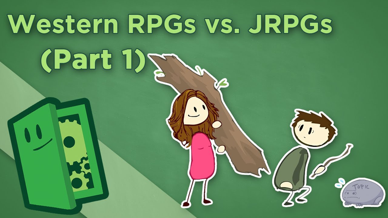 Cover of Western RPGs vs Japanese RPGs - I: What Makes Them Different? - Extra Credits