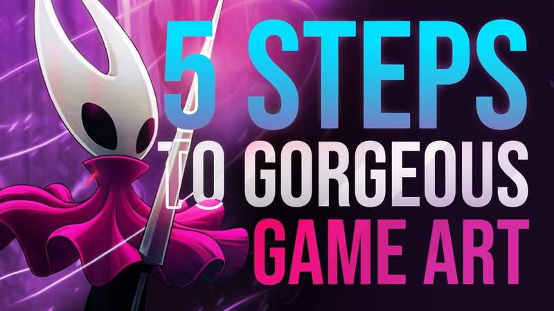 Cover of 5 Steps To Making A Gorgeous 2D Game