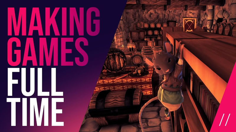 Cover of The Path To Full Time Game Development Income | EP 007