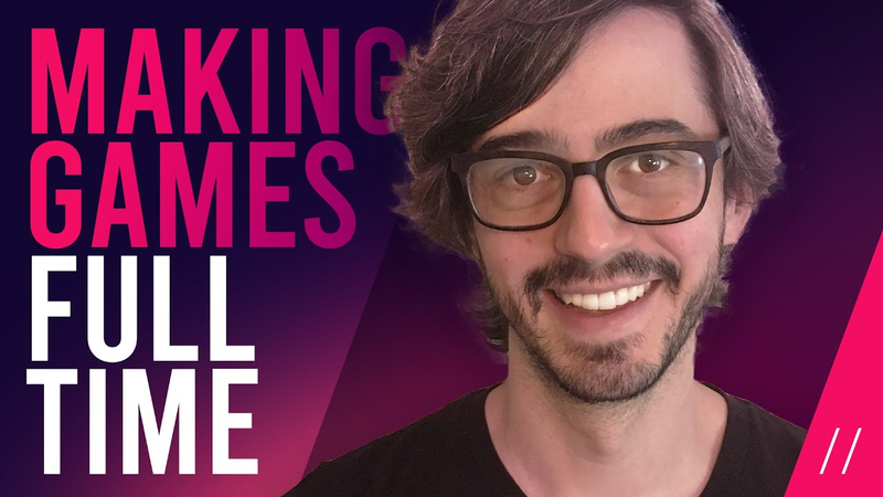Cover of He Quit His Job To Make A Game — Full Time Game Dev Podcast Ep. 001