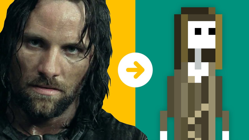 Cover of PIXEL ART is EASIER than I thought! (Lord Of The Rings game art)