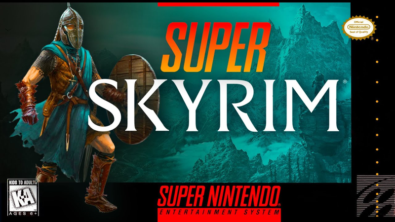 Cover of I made Skyrim... BUT IT'S 2D