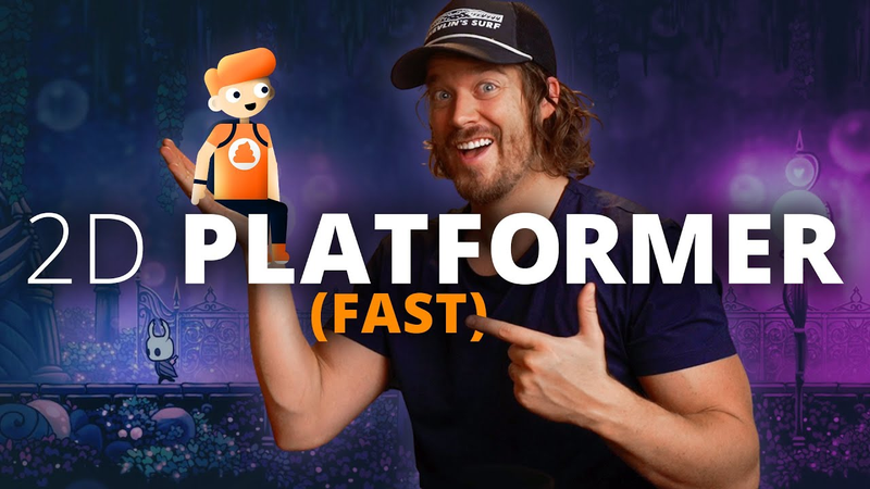 Cover of How To Make A 2D Platformer In Unity (THE FASTEST WAY!)