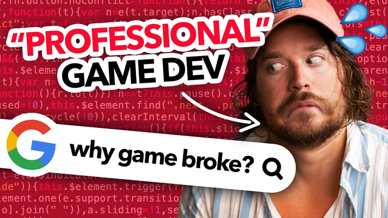 Cover of I'm A Full Time INDIE GAME DEV And STUPID...