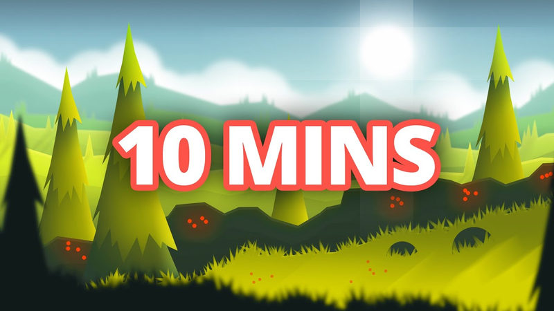 Cover of 2D Game Art Tutorial (Stylized Landscape in 10 Minutes!)