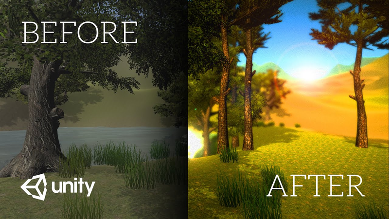 Cover of Your game 100x prettier in 10 seconds (Unity Image Effects Tutorial)