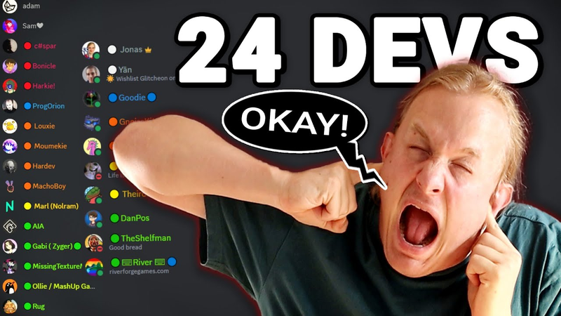 Cover of We Made a Game With 24 Devs - (Biggest Team in GMTK 2023)