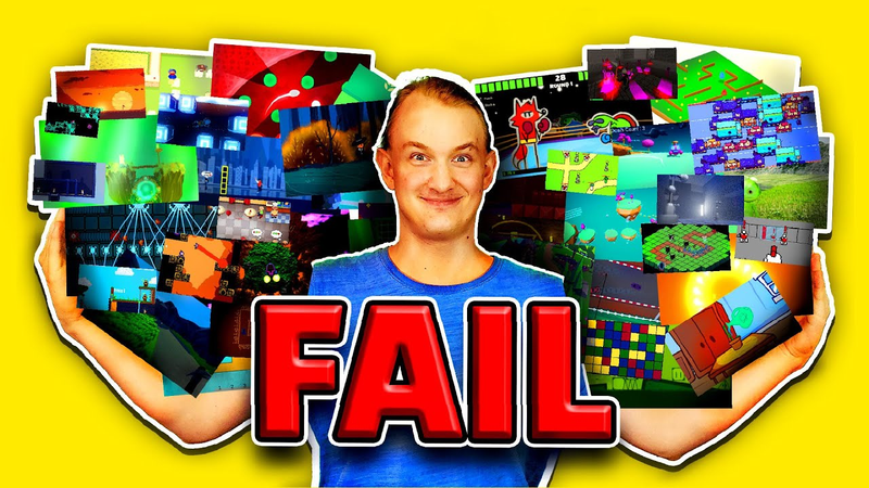 Cover of We Made 1000 Video Games About Failure