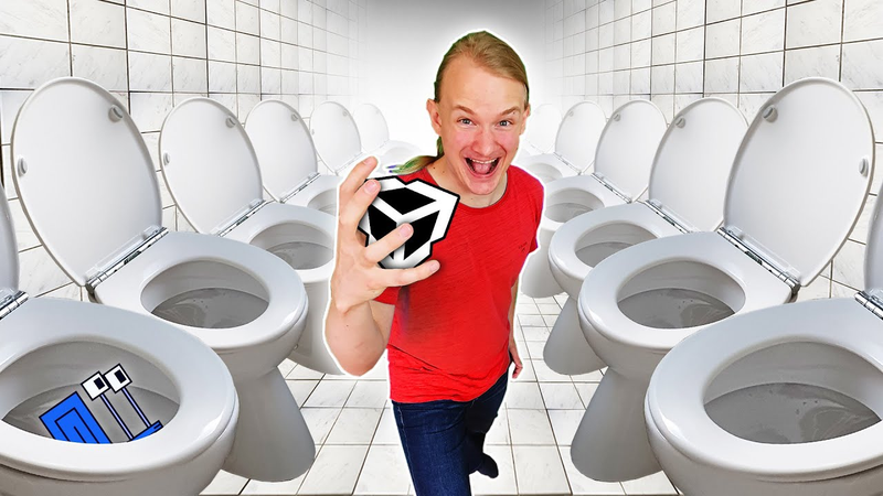 Cover of I Built an Infinite Bathroom In Unity