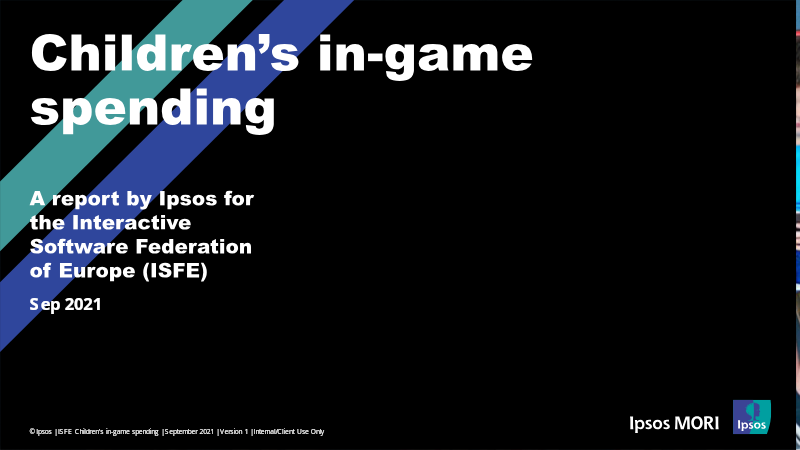 Cover of Children's In-Game Spending: 2020 GameTrack Report