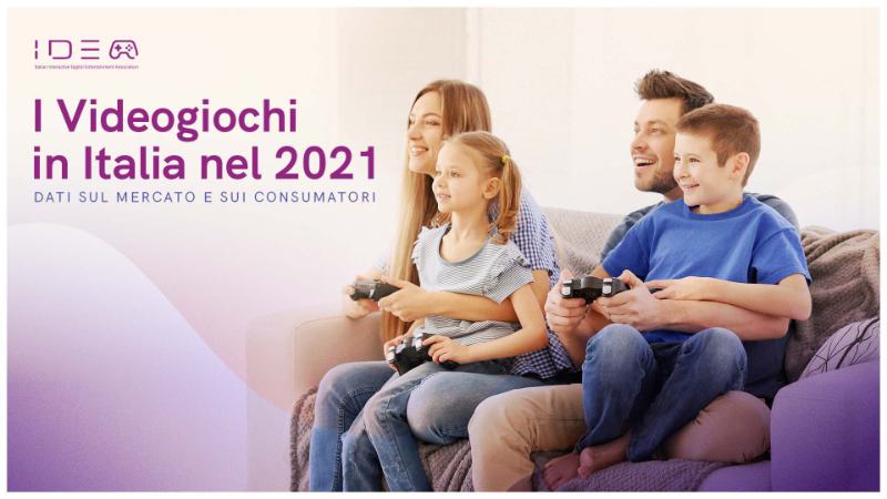 Cover of I Videogiochi in Italia nel 2021: Dati sul Mercato e sui Consumatori