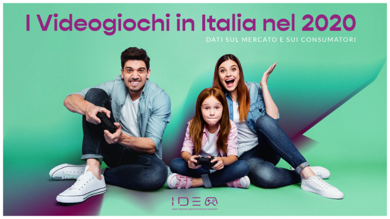 Cover of I Videogiochi in Italia nel 2020: Dati sul Mercato e sui Consumatori