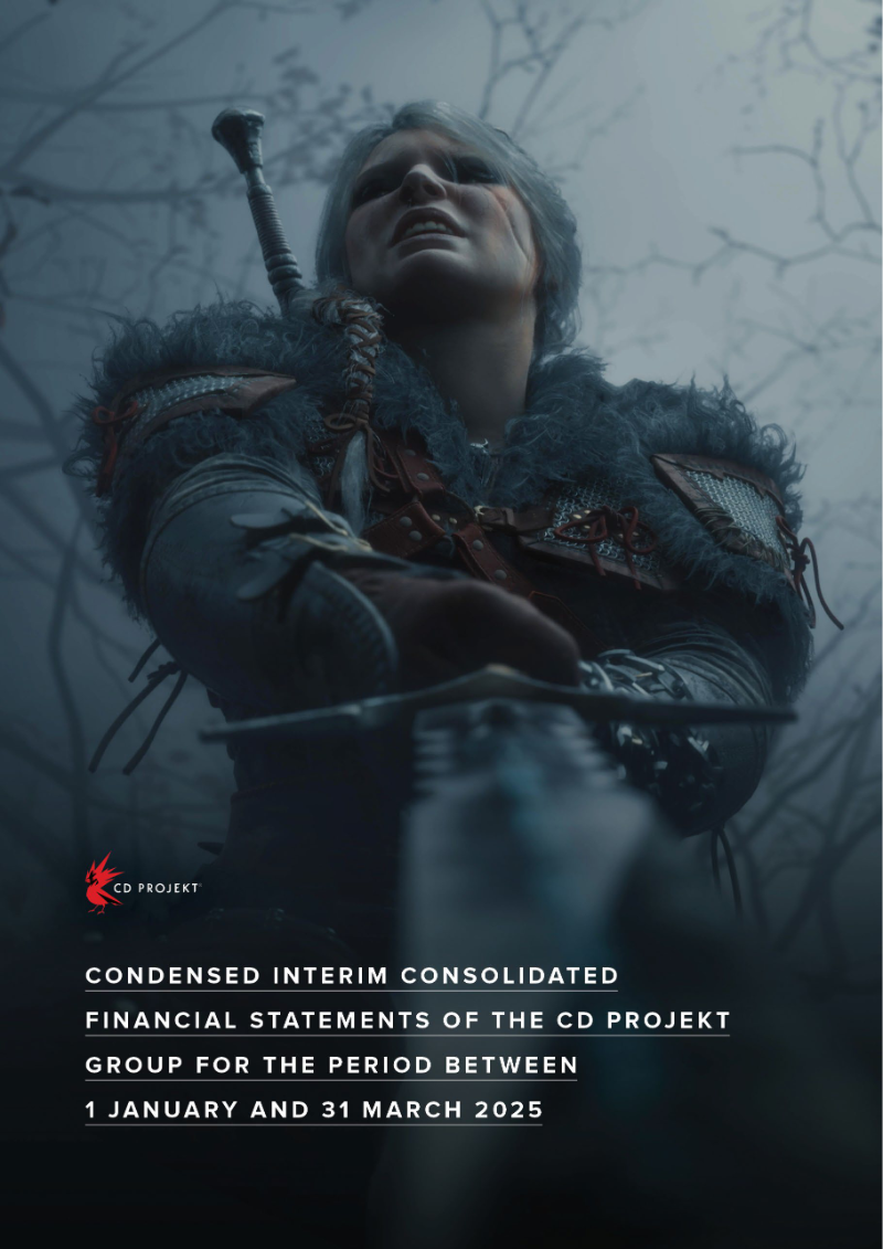 Cover of Condensed Interim Consolidated Financial Statements of the CD PROJEKT Group: Q1 2025