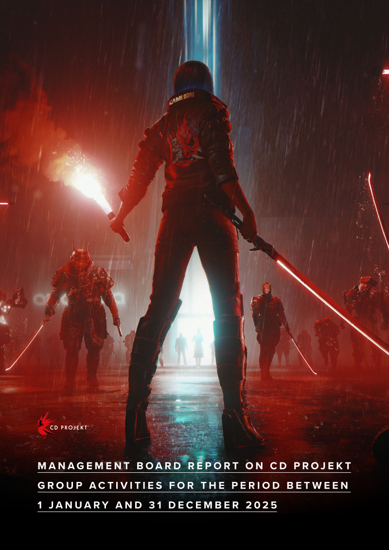 Cover of Management Board Report on CD PROJEKT Group Activities in 2025
