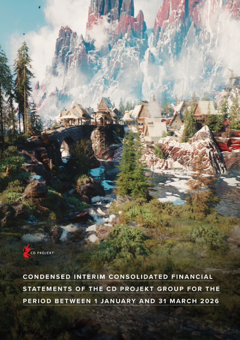 Cover of Condensed Interim Consolidated Financial Statements of the CD PROJEKT Group for Q1 2026