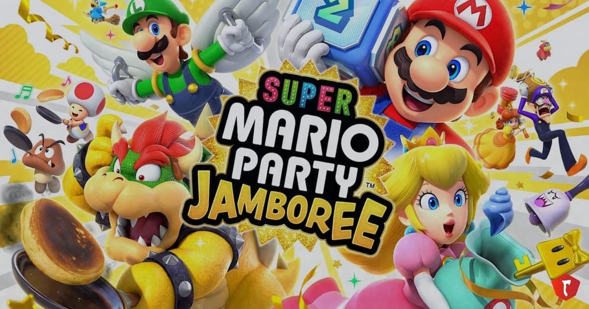 Cover of Super Mario Party Jamboree and Party Games on Live Streaming