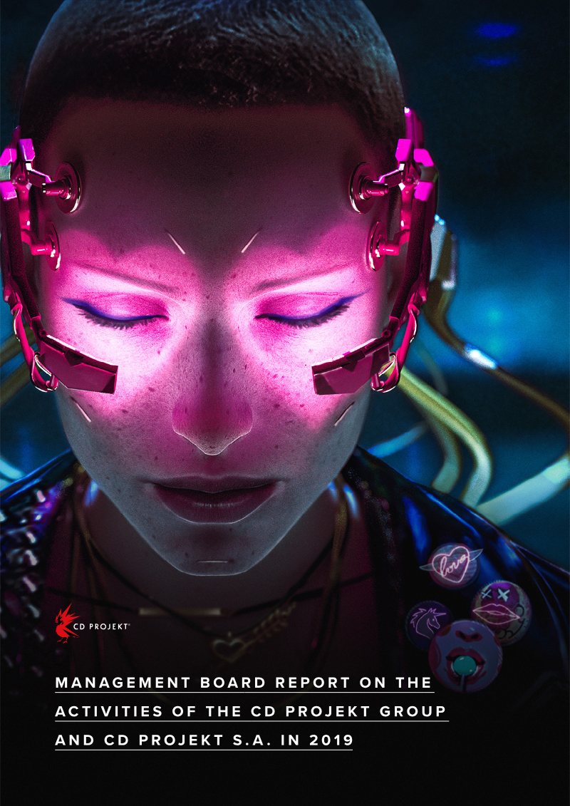 Cover of Management Board Report on the Activities of the CD PROJEKT Group and CD PROJEKT S.A. in 2019