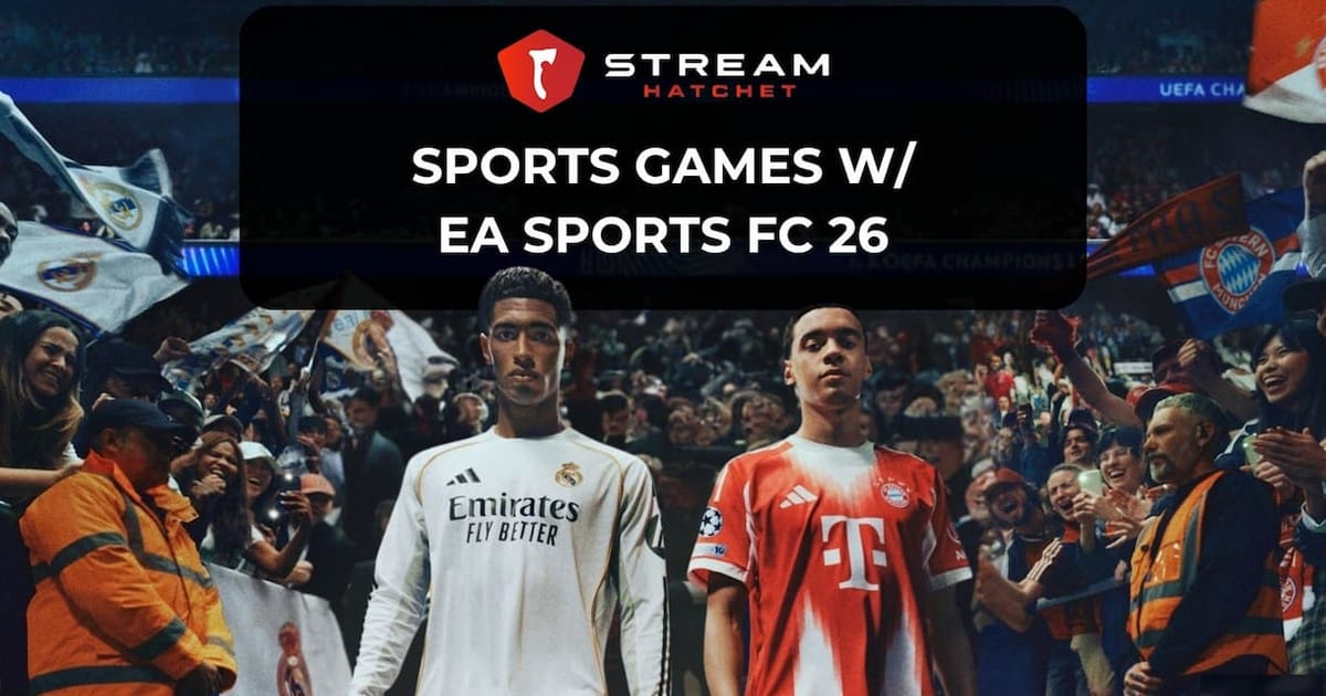 Cover of Sports Games with EA Sports FC 26 on Live Streaming