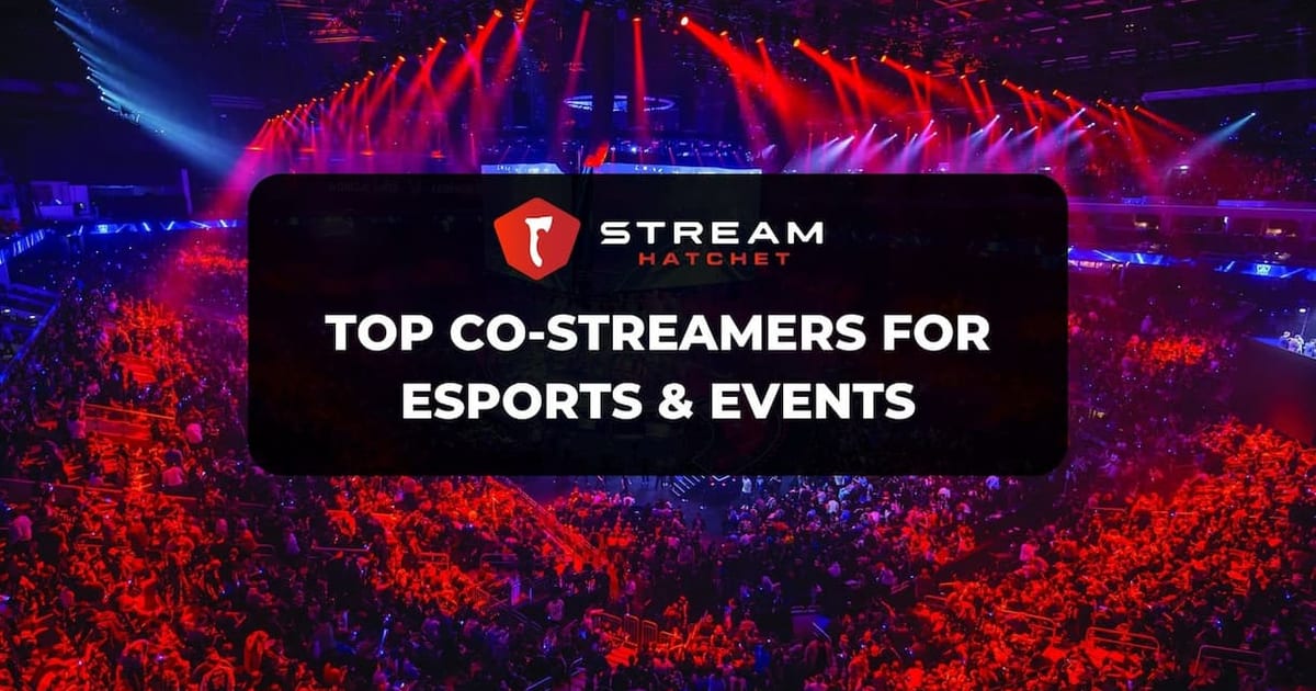 Cover of The Top Co-streamers Promoting Esports and Events