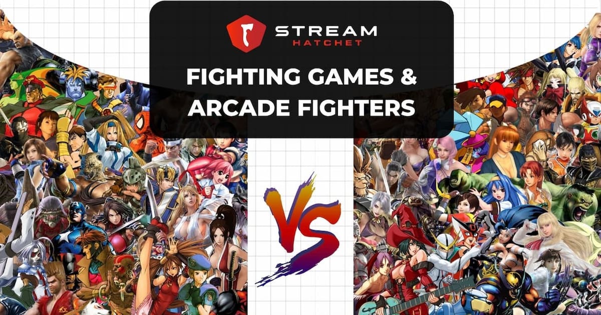 Cover of Fighting Games and Arcade Fighters on Live Streaming