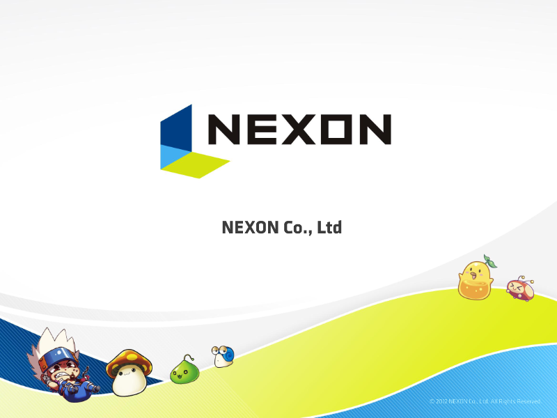 Cover of NEXON Investor Presentation: FY2011