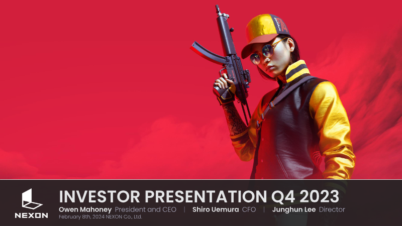Cover of NEXON Q4 2023 Investor Presentation