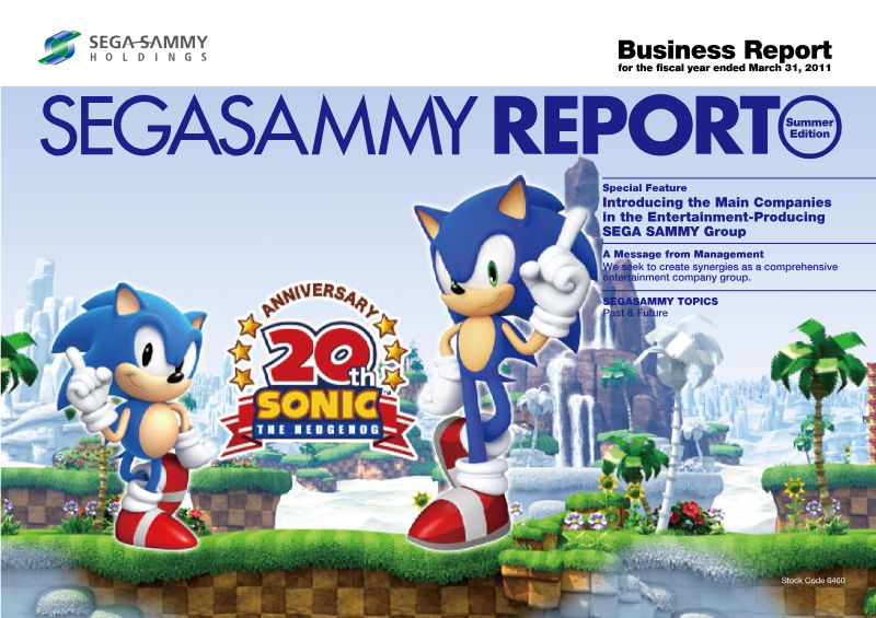 Cover of Sega Sammy Business Report: Fiscal Year Ended March 31, 2011
