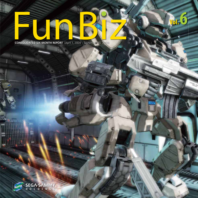 Cover of Sega Sammy Consolidated Six-Month Report: April 1, 2009 – September 30, 2009