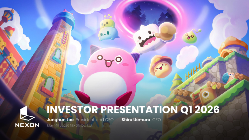 Cover of Nexon Q1 2026 Investor Presentation
