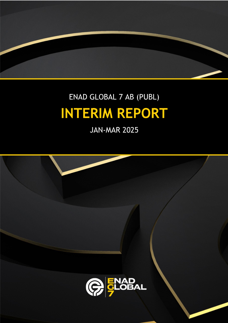 Cover of Enad Global 7 Interim Report: January–March 2025