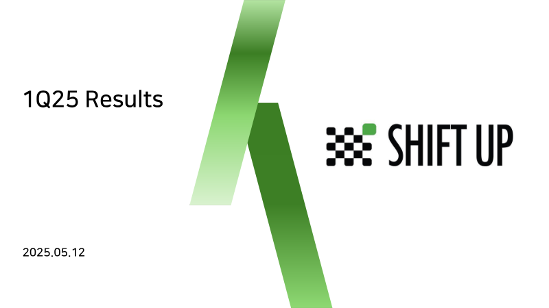 Cover of Shift Up 1Q25 Results