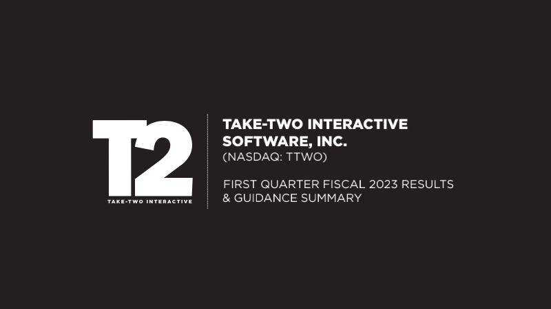 Cover of Take-Two Interactive Software First Quarter Fiscal 2023 Results