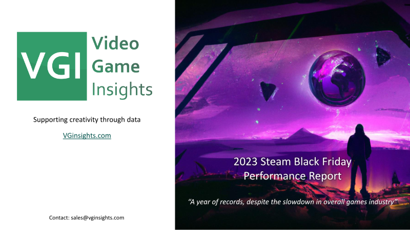 Cover of 2023 Steam Black Friday Performance Report